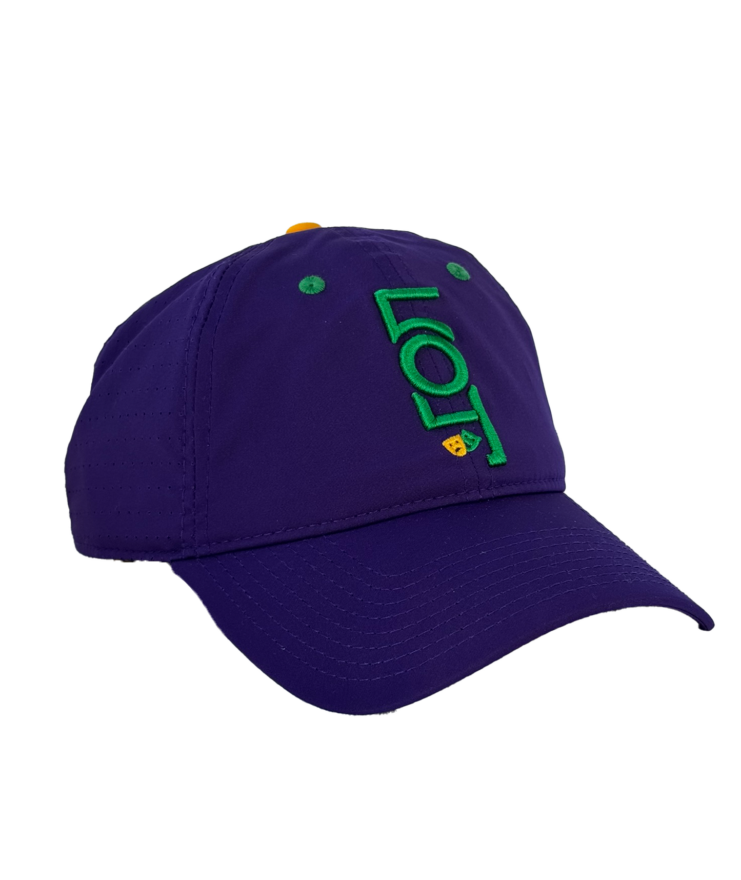 Mardi Gras Perforated Dad Hat