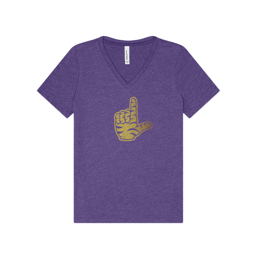 Tiger L V-Neck Women's Tee