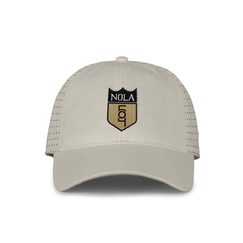 Shield Perforated Dad Hat