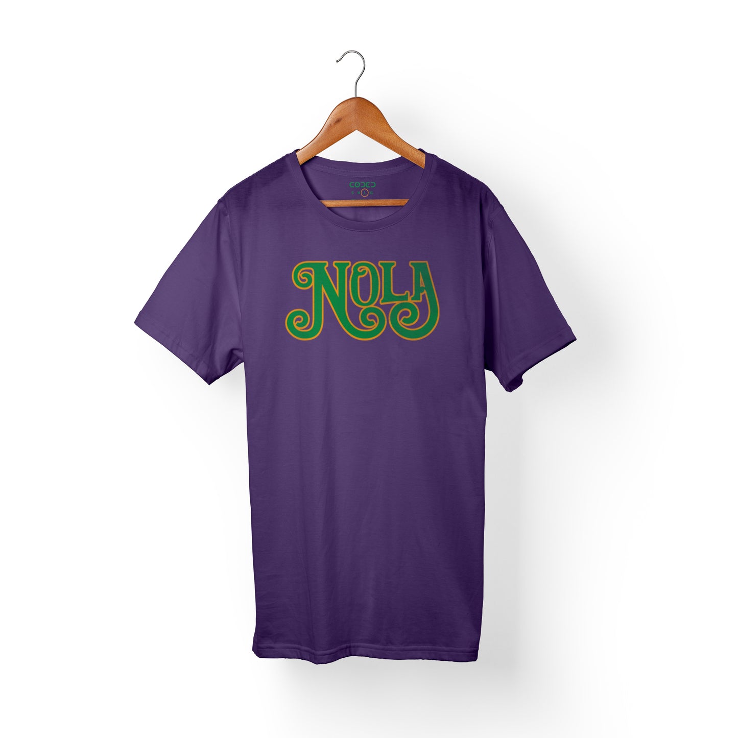 Nola Mardi Gras Healther Purple Tee